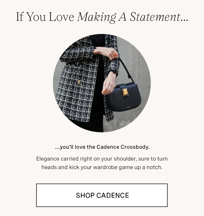 Cadence Crossbody in Pebbled Noir