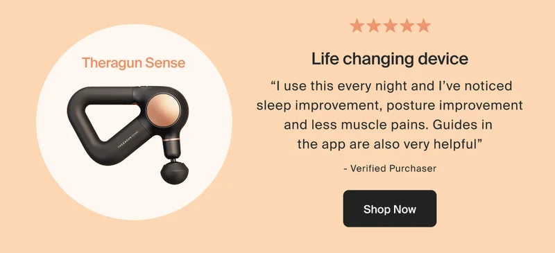 Theragun Sense | Life changing device | Shop Now