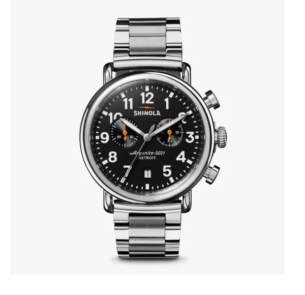 Runwell Chronograph Watch Black