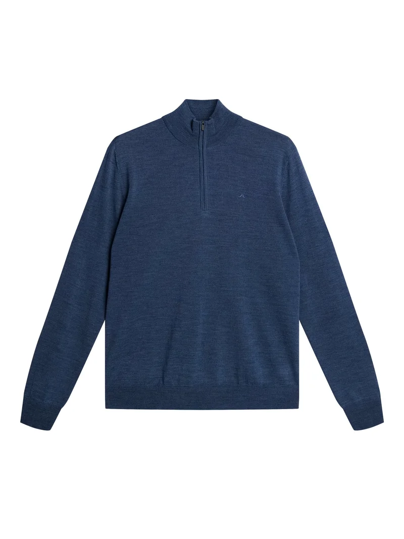 Image of Kiyan Merino Quarter Zip / Key Largo Melange