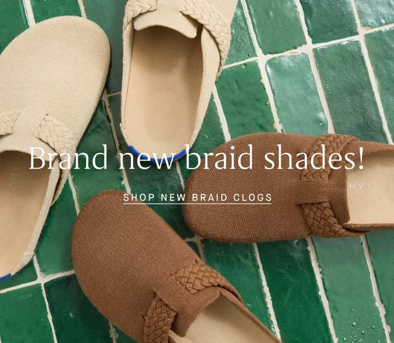 Brand new braid shades! SHOP NEW BRAID CLOGS