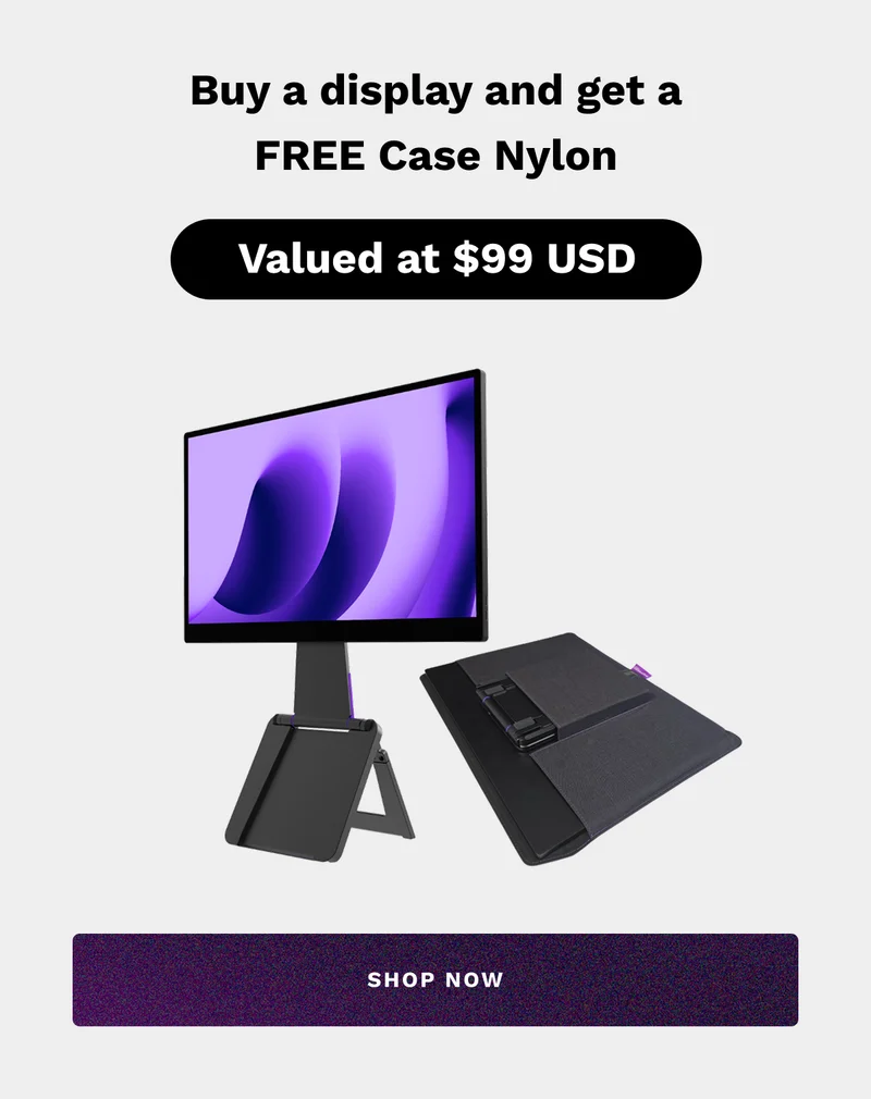 Buy a display and get a FREE Case Nylon