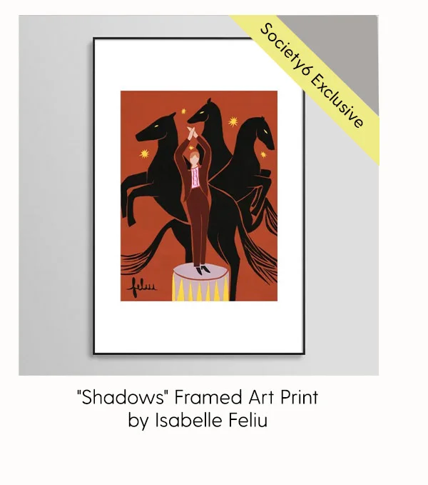 Shadows - Framed Art Print by Isabelle Feliu