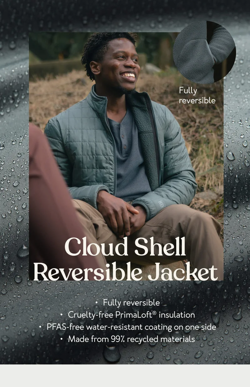 Cloud Shell Reversible Jacket
