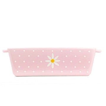 10 Strawberry Street Daisy Polka Dot Loaf Pan Baker