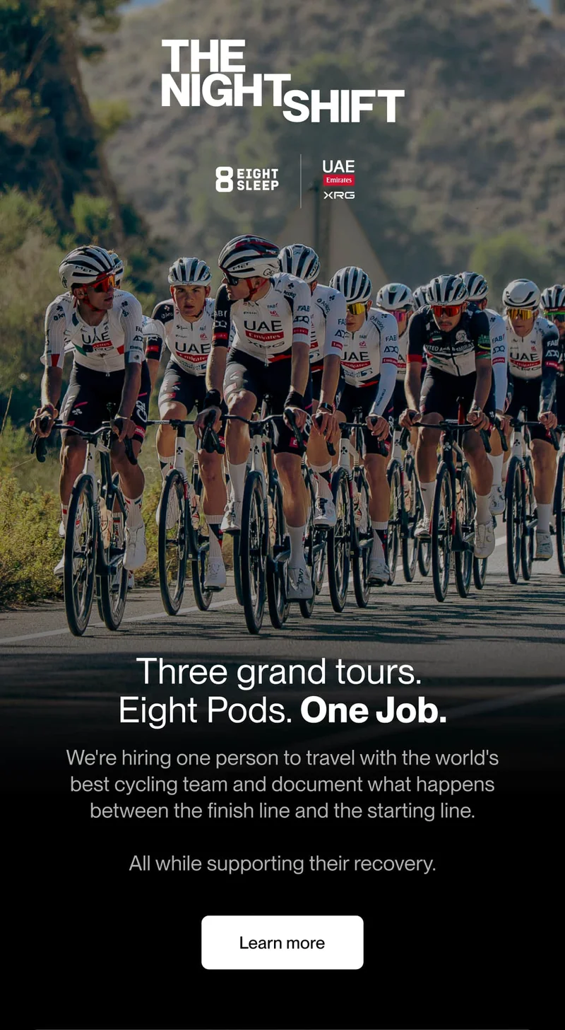 THE NIGHT SHIFT | Three grand tours.  Eight Pods. One Job.