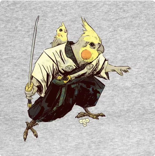 Lone Bird and Chick