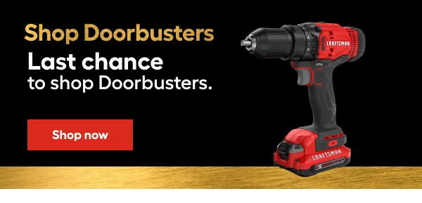 Shop doorbusters, Last chance to shop doorbusters.