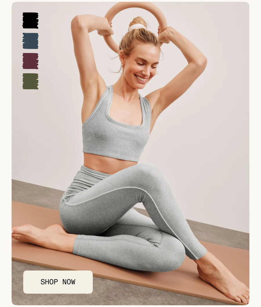 Spacedye Ready Midi Legging in Silver Mist