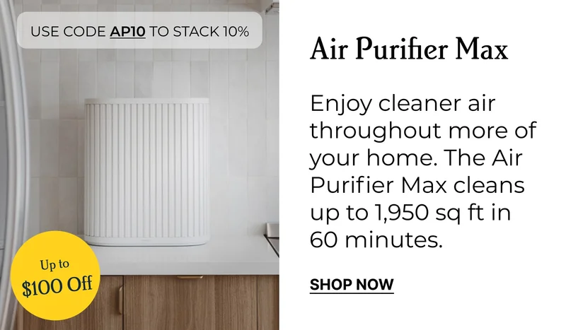 use code AP10 to stack 10% | Air Purifier Max