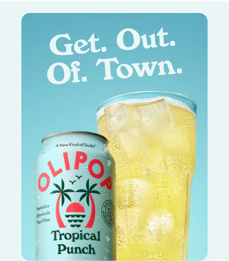 Get. Out. Of. Town. Shop Tropical Punch and take your tastebuds on a vacay.