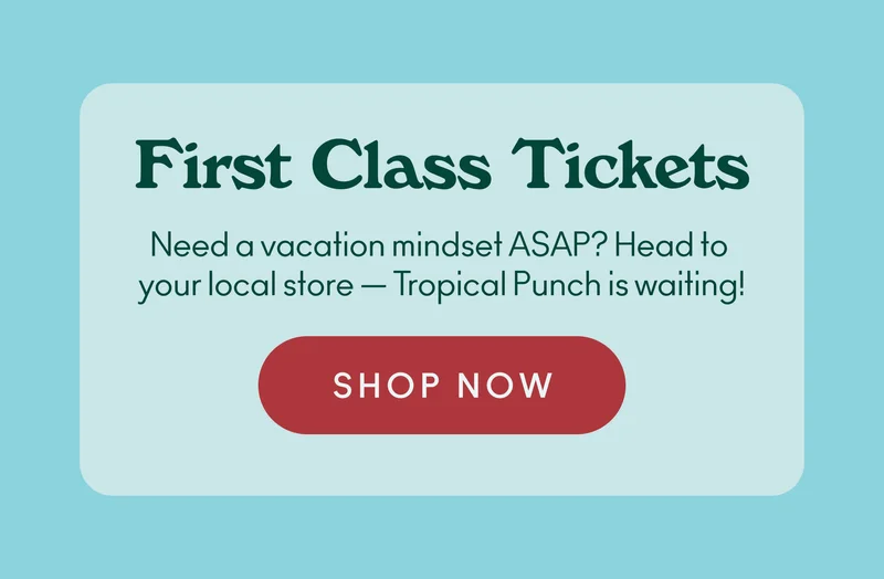 Need a vacation mindset ASAP? Head to your local store — Tropical Punch is waiting!