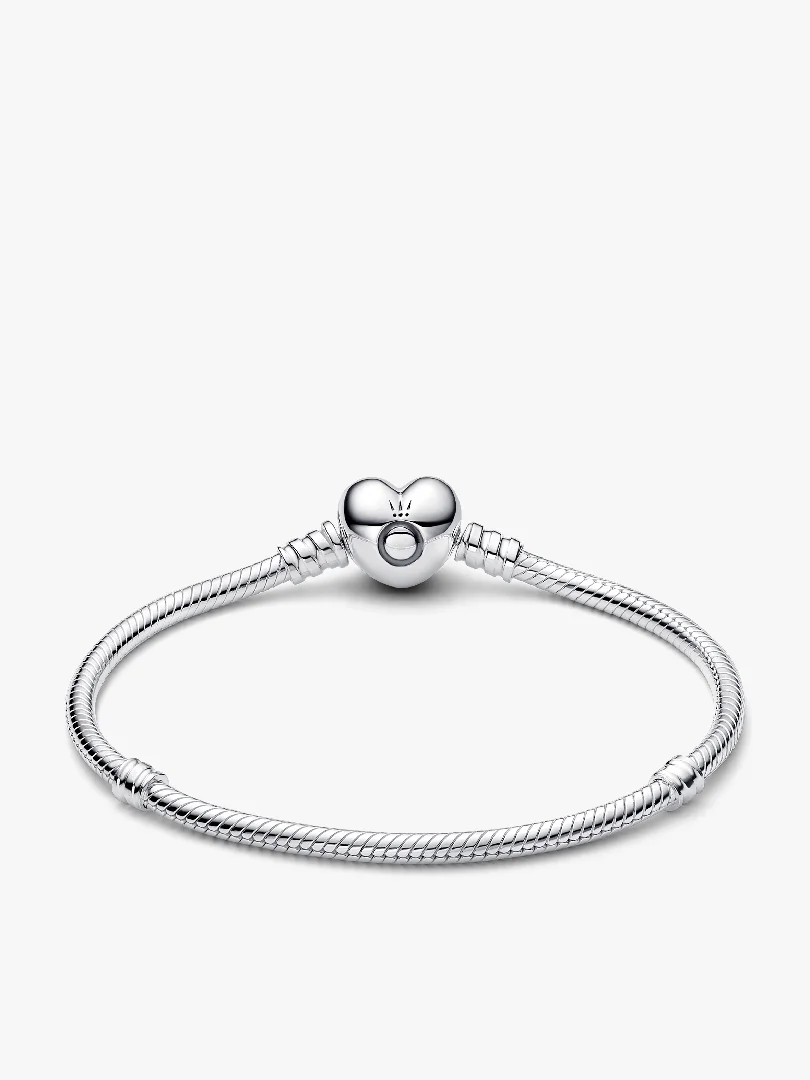 Moments Heart & Snake Chain Bracelet Moments Heart & Snake Chain Bracelet
