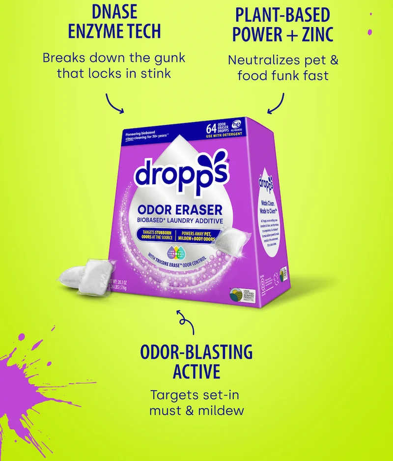 DNase Enzyme Tech | Plant-Based Power + Zinc | Odor-Blasting Active