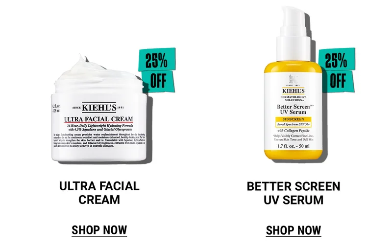 Ultra Facial Cream, Better Screen UV Serum