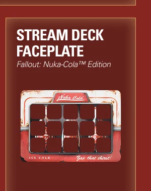Stream Deck Faceplate Nuka-Cola™ Edition
