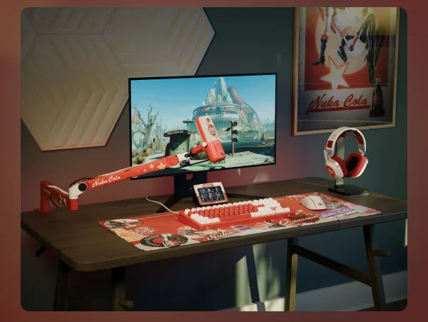 Complete Nuka-Cola™ collection desk setup