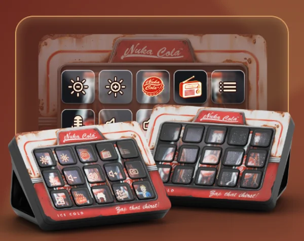 Marketplace icons and screensaver displayed on Stream Deck