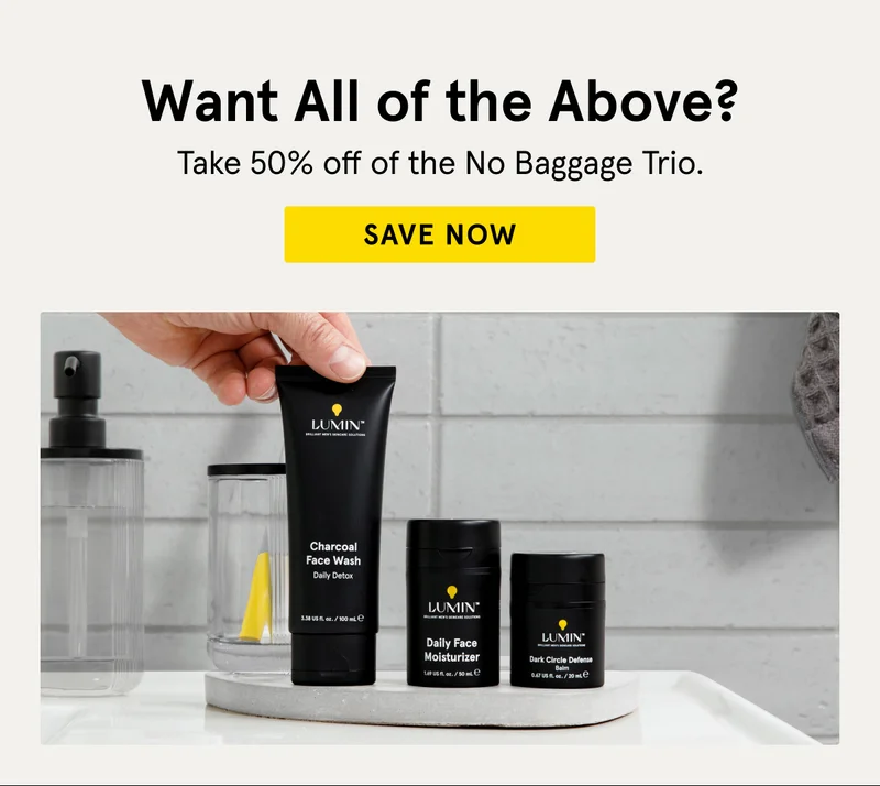50% Off the No Baggage Trio
