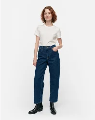 Barrel fit denim jeans.
