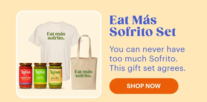 Eat Más Sofrito Set You can never have too much Sofrito. This gift set agrees. SHOP NOW
