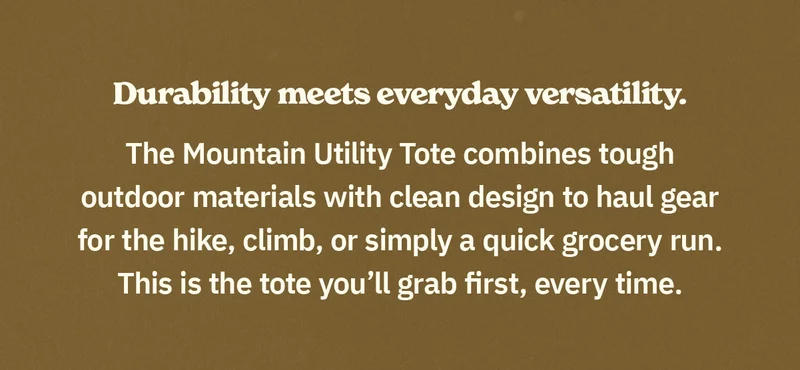 Shop Utility Tote