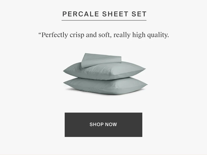 Shop Percale Sheet Set