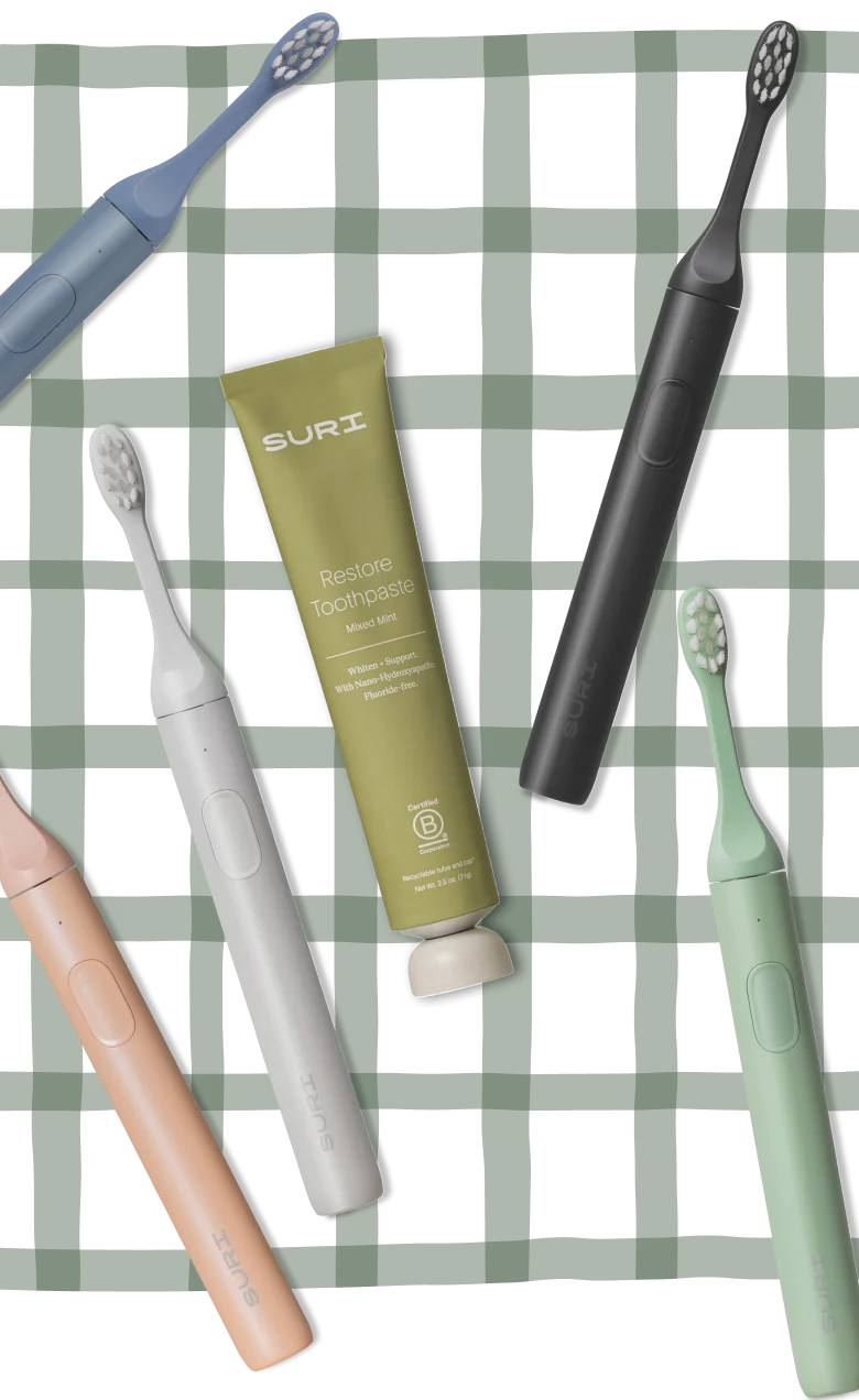 4th of July free gift with a purchase of a toothbrush