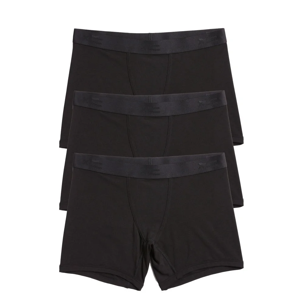 Image of 4.5" Trunks 3-Pack - TENCEL™ Modal X= Black