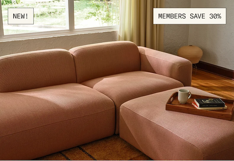 NEW! Soft Serve Sectional - now 30% off for members during The Summer Sale