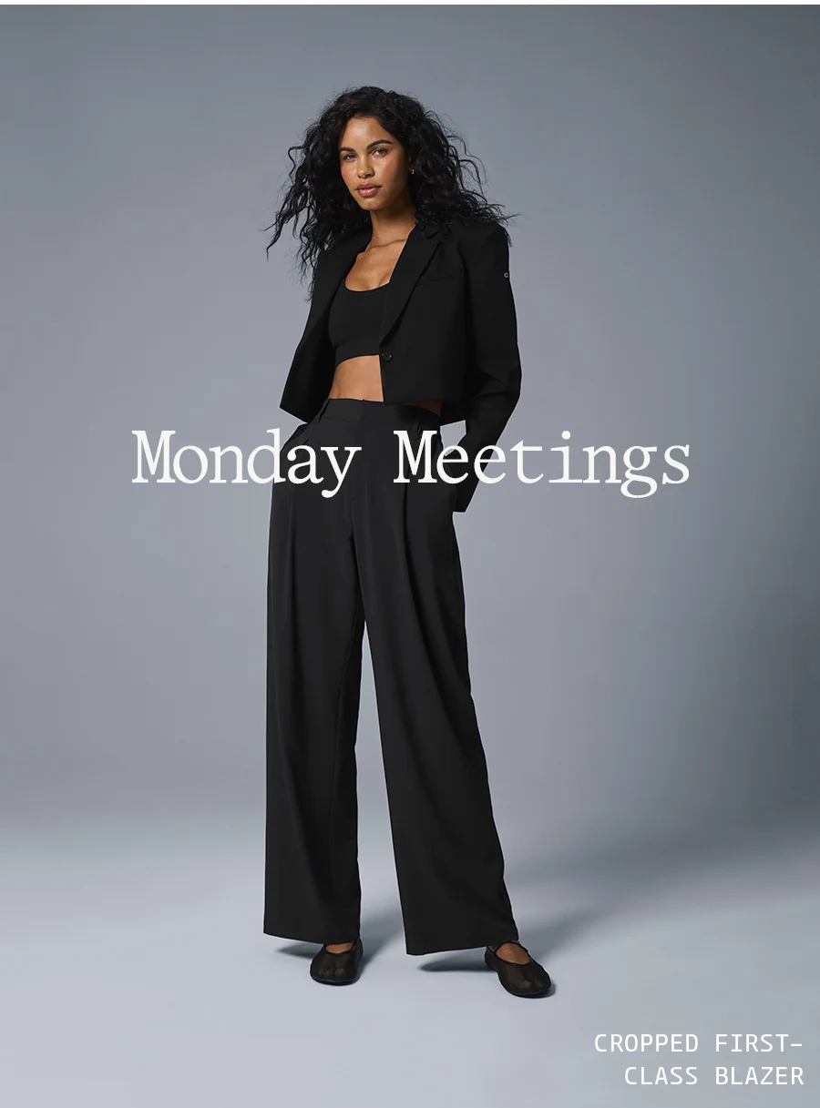 Monday Meetings: Cropped First-Class Blazer