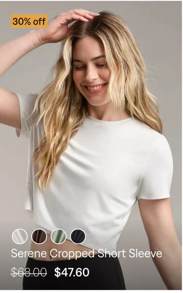 Serene Cropped Tee