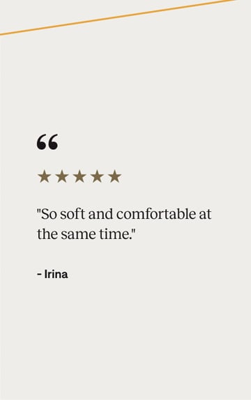 5-star review: ''So soft and comfortable at the same time.''