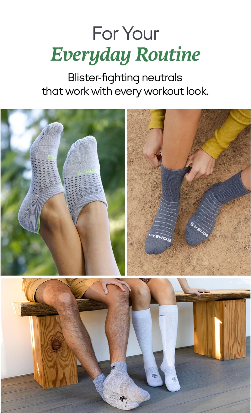 For Your Everyday Routine | Blister-fighting neutrals that work with every workout look.