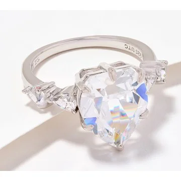 Diamonique x Kathy Levine Lorraine Historic Cut Ring