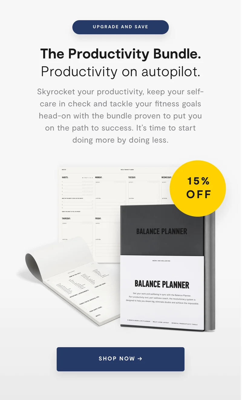 15% Off The Productivity Bundle