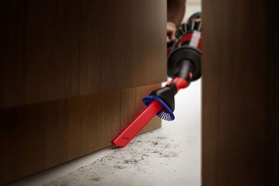 The Awkward gap tool 2.0 is used to clean a hard-to-reach spot in a home.