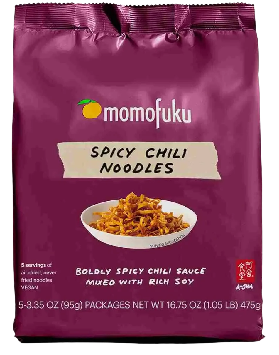 Image of ⭐️ NEW FLAVOR ⭐️ Momofuku (5 CT) Spicy Chilli Noodles