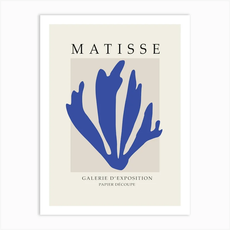 Image of Henri Matisse Artwork Minimalist art 2 Art Print