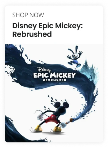 Shop Now | Disney Epic Mickey: Rebrushed