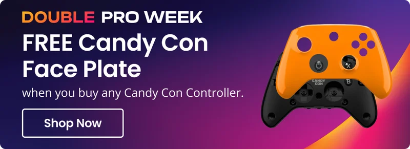 Double Pro Week: FREE Candy Con Face Plate - when you buy any Candy Con Controller. Shop Now