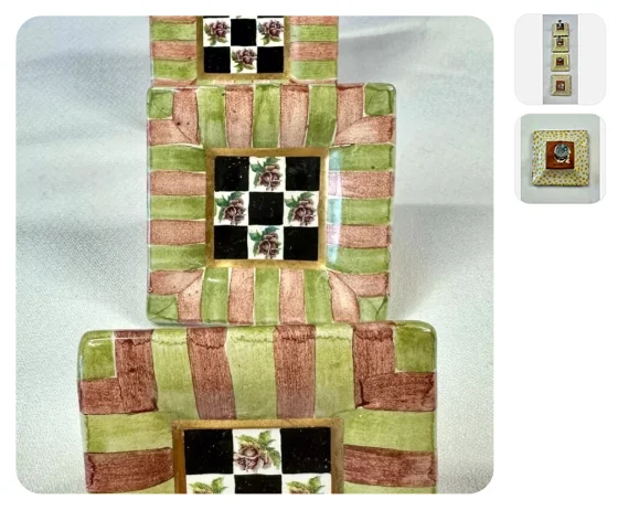 7. Mackenzie Childs Torquay Ceramic Knob