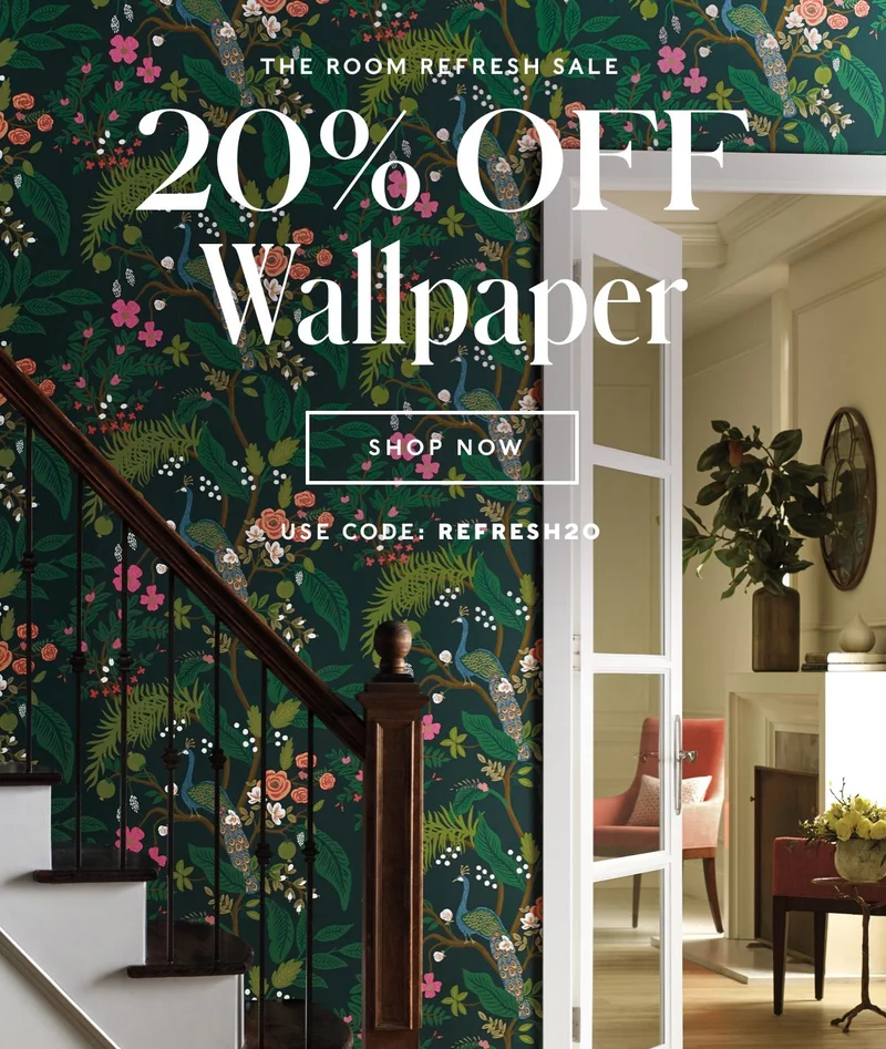 20% Off Wallpaper