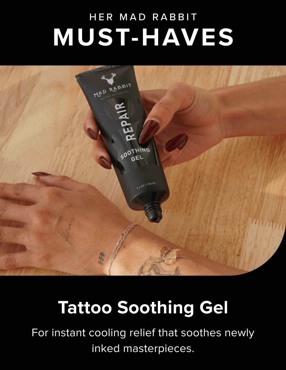 Tattoo soothing Gel