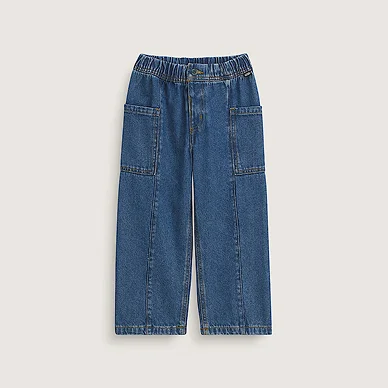 Little Kids Naithin 2.0 Elastic Waist Denim Pants