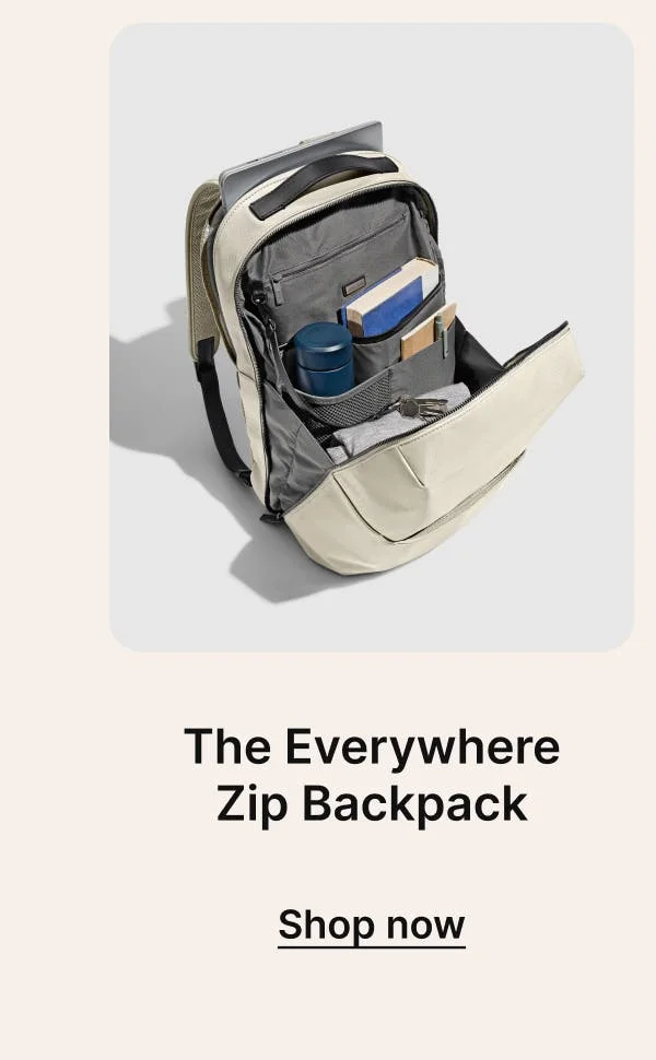 THE EVERYWHERE ZIP BACKPACK