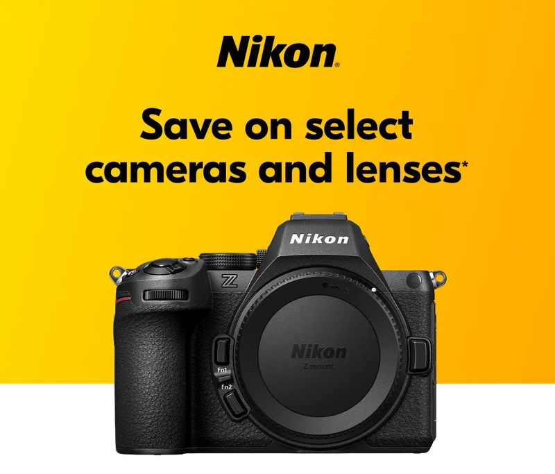 Nikon | Save on select cameras and lenses*