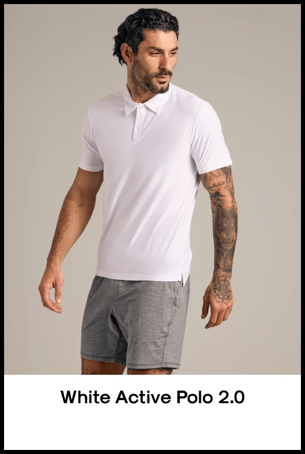 White Active Polo 2.0