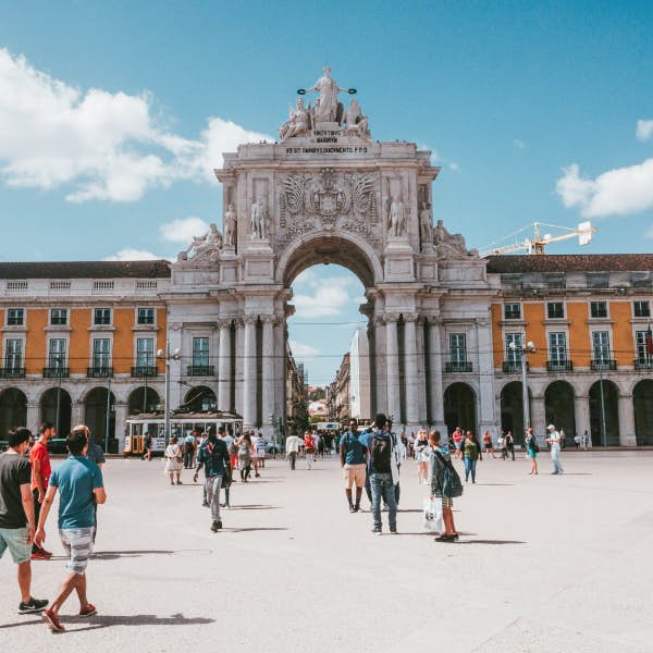 Praça do Comércio in Lisbon, Portugal