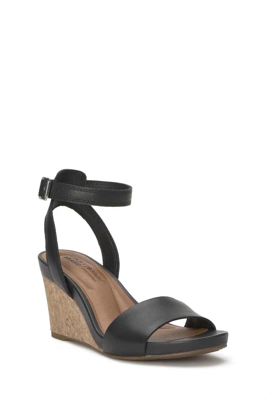 Image of Lucky Brand Lynda Wedge Heel - Women's Accessories Shoes Wedges in Open Beige/Khaki